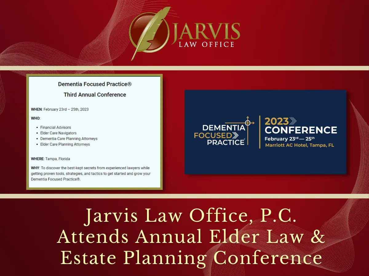 Jarvis Law Office, P.C. Attends Annual Elder Law & Estate Planning Conference | Tampa, FL
